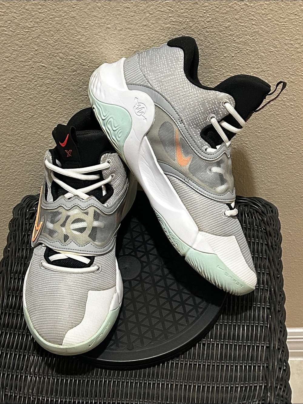 Nike KD Trey 5 X Wf Grey Volt Crimson DD9538-009